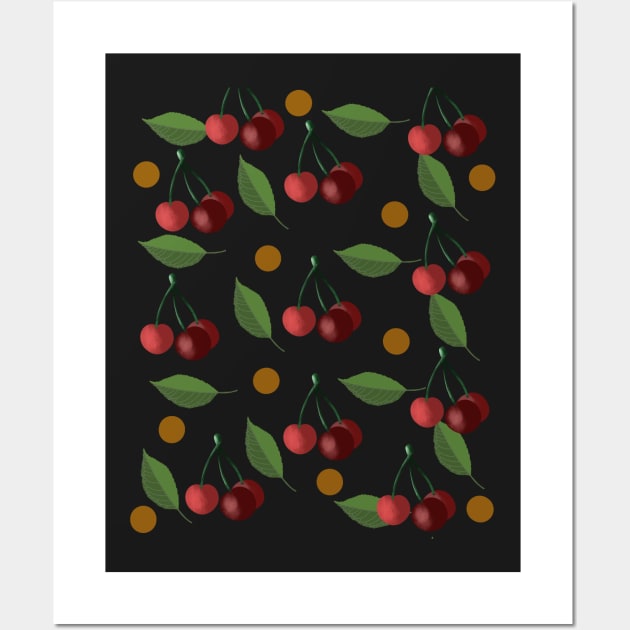 sweet cherries Wall Art by Pacesyte